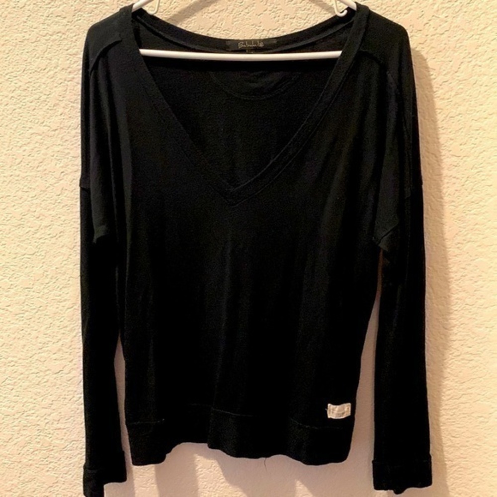 Babakul black stretchy shirt